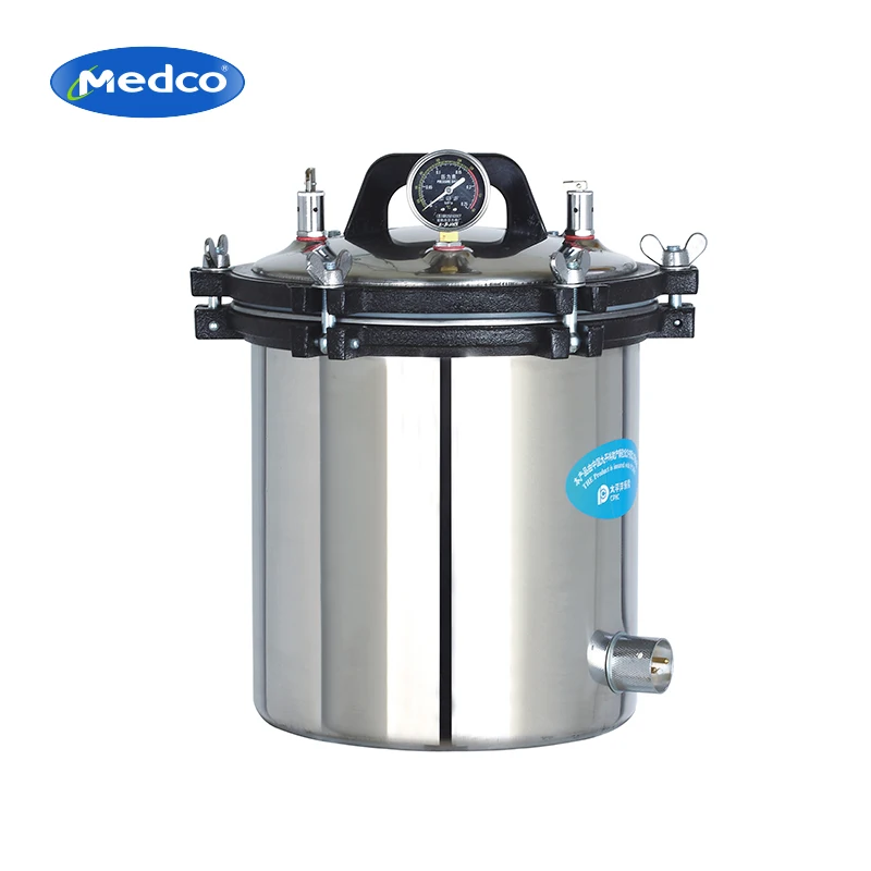 

Portable laboratory sterilization equipments Sterilizer Vertical Pressure Steam 18L Autoclave Machine