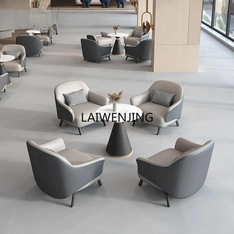 Отдел продаж SGF один стол и 4 стула небольшой круглый для приема переговорного