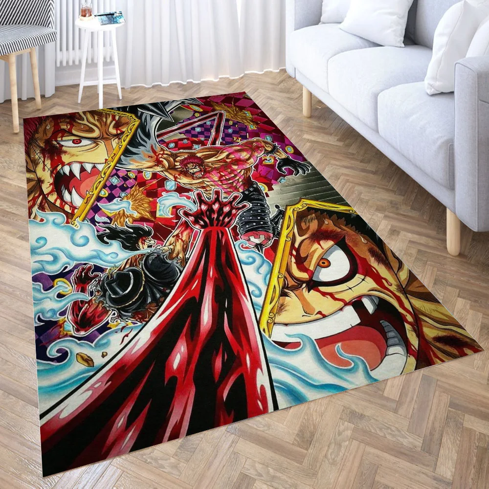 

Oneiece Luffy Area Rug for Living Room Floor Mat Carpet for Bedroom Bedside Entrance Doormat Anti-slip Home Decor