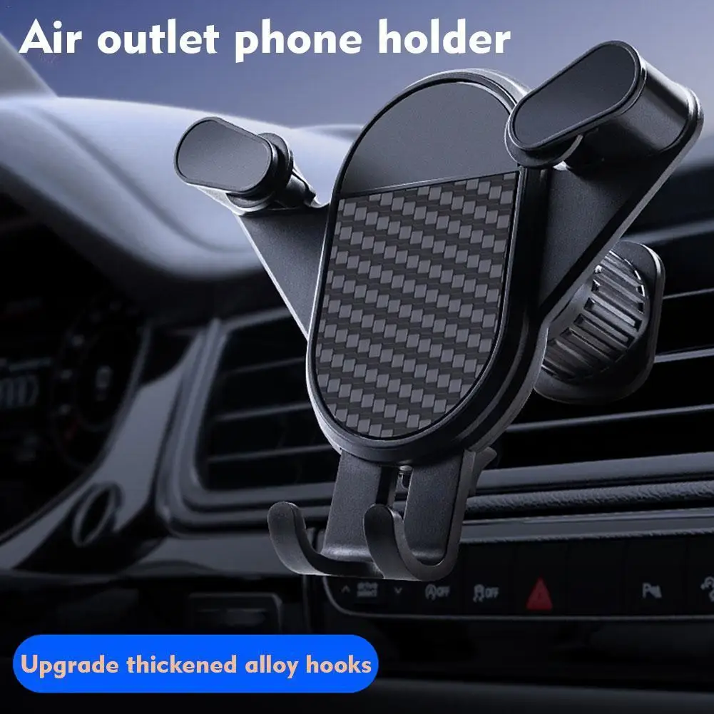 

Universal Car Phone Holder Gravity Mobile Stand Car Air Vent Mount GPS Support For IPhone 13 12 11 Pro Max Samsung N5F8