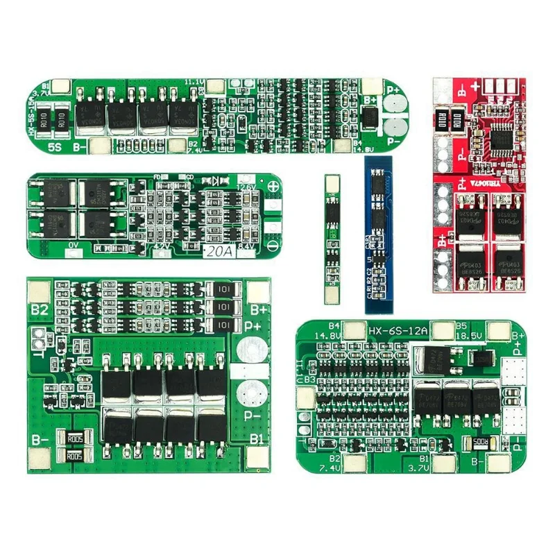 

1S 2S 3S 4S 5S 6S 3A 15A 20A 30A Li-ion Lithium Battery 18650 Charger PCB BMS Protection Board For Drill Motor Lipo Cell Module