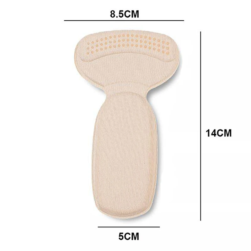 2pcs Women High Heels Half Insoles Back Sticker Liner Insert Heel Pain Relief Protector Pad Heel Stickers Cushion Insole 2 Color