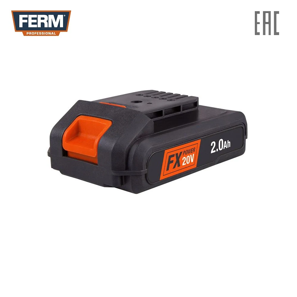 Аккумулятор FERM FX Power CDA1167 20В 2 Ач индикатор заряда батареи защита от перегрева и