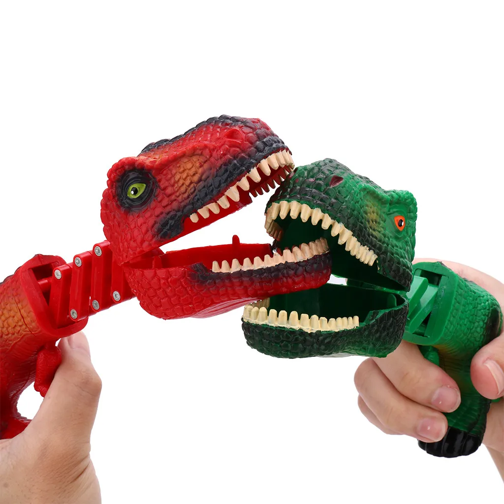 

Creative Funny Spoof Shark Telescopic Spring Manipulator Clip Bite Hand Dinosaur Prank Parent-child Interaction Toys