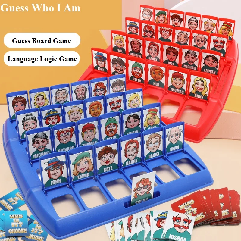

Classic Board Games Who Is It Family Guessing Games Memory Training Party Games Interactive Educational Toys For Children Gift