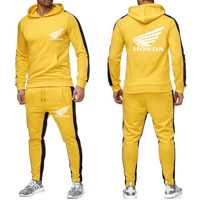 2022 мужская спортивная одежда толстовки и спортивные брюки Honda мужские хлопковые