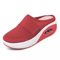 women shoes casual increase cushion shoes women non slip platform sneakers for women breathable mesh outdoor walking slippers