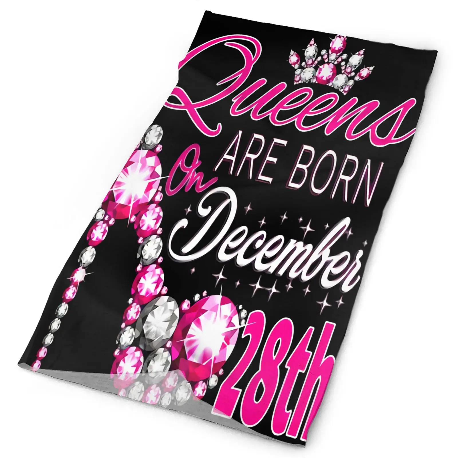 

Queens Are Born On December 28Th Men's Bandana Masks Scarf Men's Bike Mask Bandana Man Skimask Bicycle Accessories Bandana Man