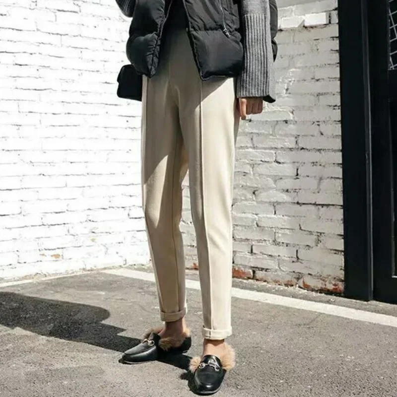 Женские утепленные брюки-карандаш SURWENYUE