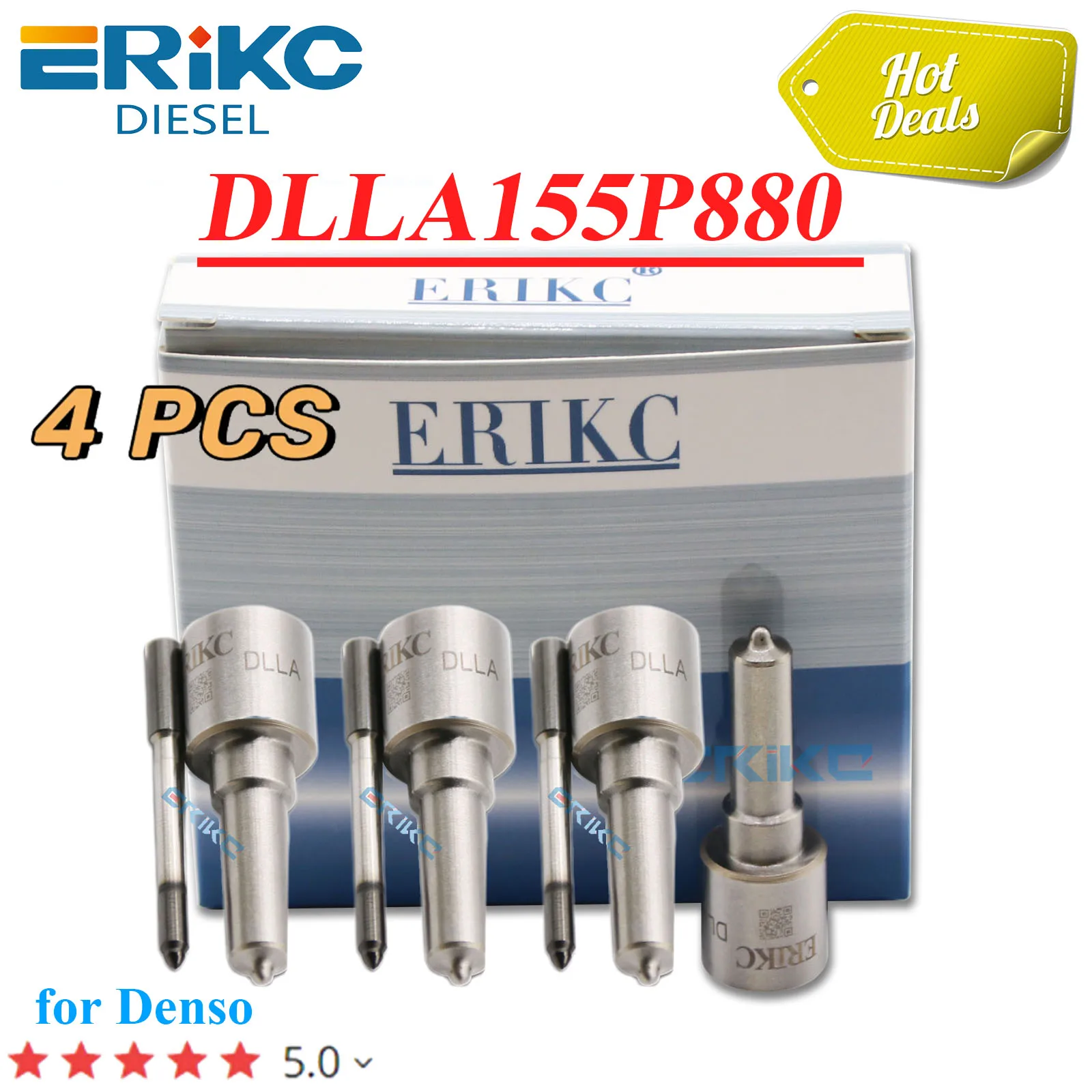 4 шт. DLLA155P880 форсунка дизельного инжектора с общей топливной магистралью 093400-8800