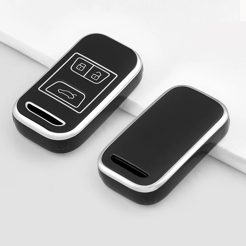 

3-кнопочный автомобильный пульт дистанционного управления из ТПУ для Chery Tiggo 3 5X 4 8 Glx 7 2019 2020 Arrizo для Cheri Tiggo 8, защитный чехол-держатель