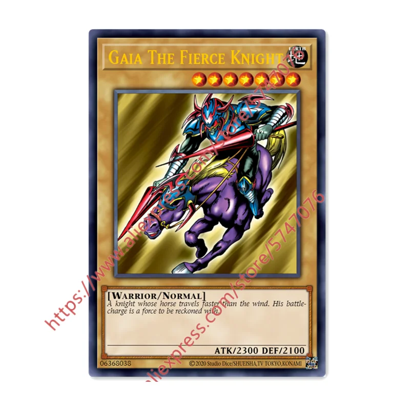 

Yu Gi Oh Gaia The Fierce Knight SR Japanese English DIY Toys Hobbies Hobby Collectibles Game Collection Anime Cards