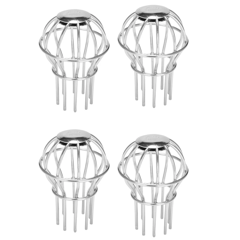 

4X Drain Outdoor Roof Anti - Blocking Line Cap Round Net Cover Drainage Floor Line Leak Gutter Guard Filter-50