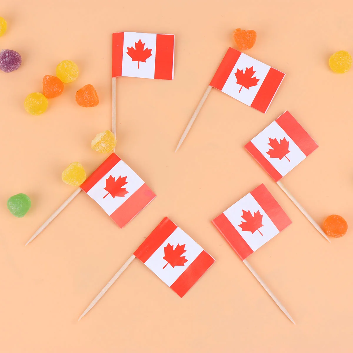 100 шт. Национальный флаг Мексики креативный дизайн торта медиаторы для фруктов