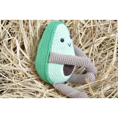 Male Child Toy Avacado Amigurumi ORGANIC toy | Игрушки и хобби