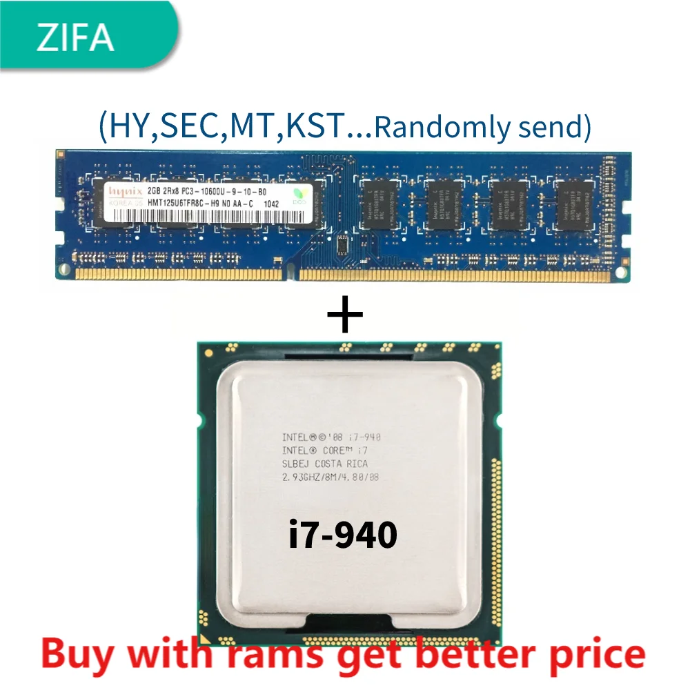 

DDR3 2G 1333 МГц с процессором Core i7-940 процессор i7 940 2,90 ГГц 8 Мб 4-ядерный разъем 1366 Бесплатная доставка Быстрая доставка