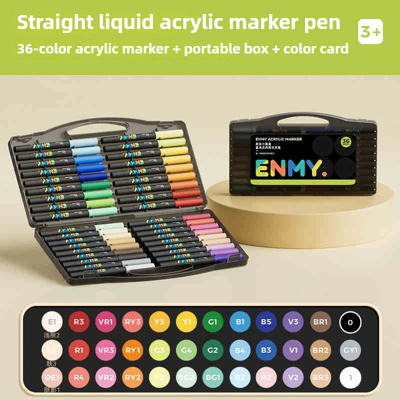 

ENMY Жидкие акриловые маркеры 60 цветов