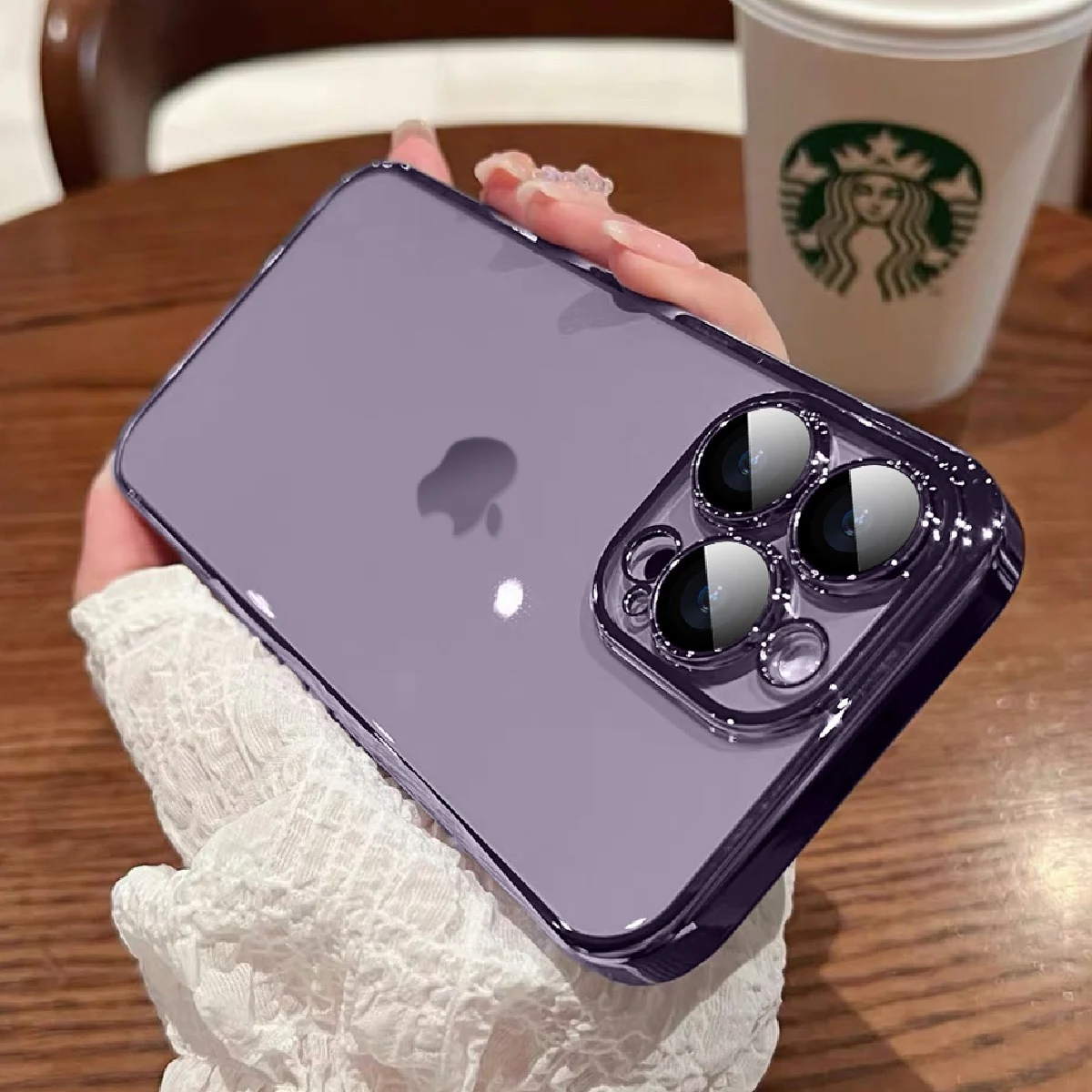 Luxucy Plating Square Transparent Case For iPhone 14 13 11 12 Pro Max Mini XR X XS Max 14 8 7 Plus SE 2020 Silicone Cover funda