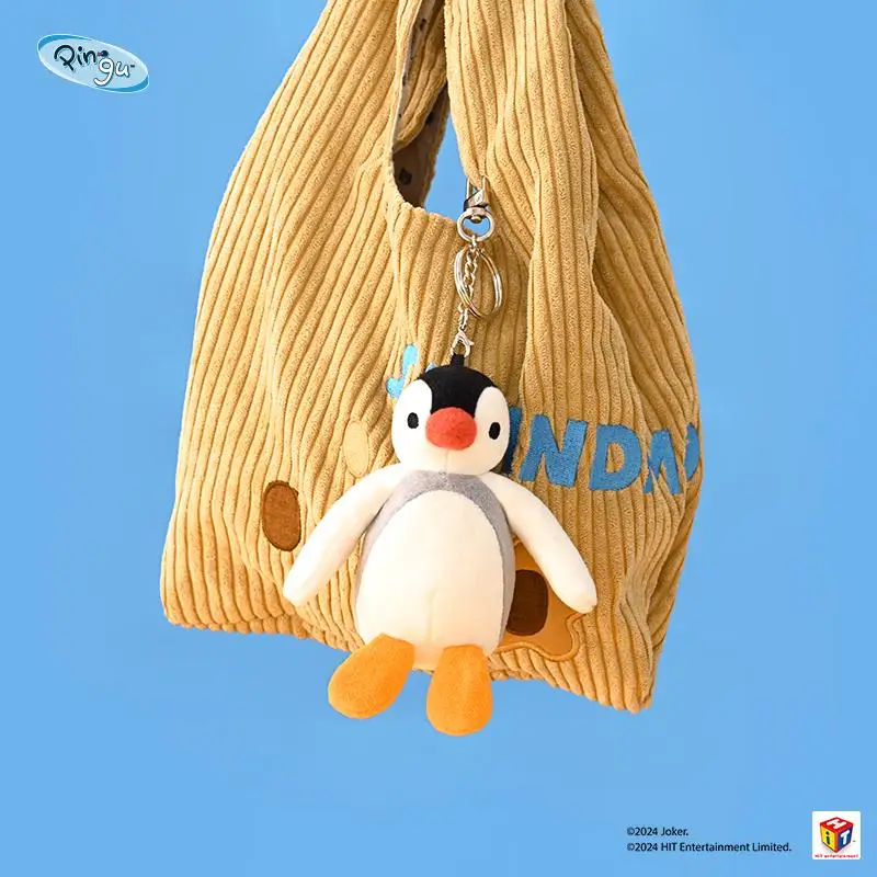 Фото Pingu Pinga Penguin, классическая серия изображений, сумка с подвеской, милая фигурка девушки, кавайный рюкзак на день рождения, детские игрушки на день рождения, подарки №5