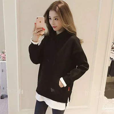 

2021 new fashion T-shirt spring and autumn slim cotton warm sweater bottoming shirt women