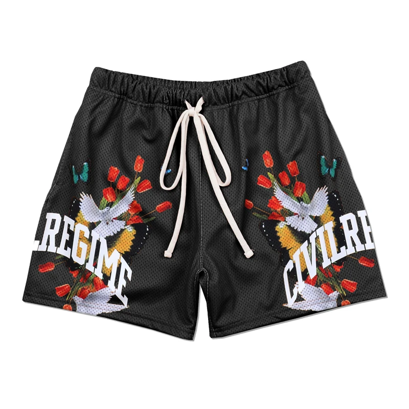 

Summer New Men Basketball training Shorts Men Gyms Fitness Workout Male Breathable Mesh Quick Dry Sportswear Jogger Beach Shorts