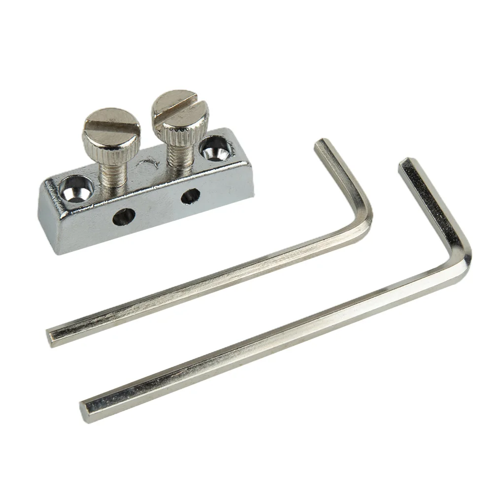 

Guitar Parts Hex Wrench Holder Approx.23g Black 1 Set 2.5mm & 3mm Accessorys Guitar Tremolo Silver With Screws