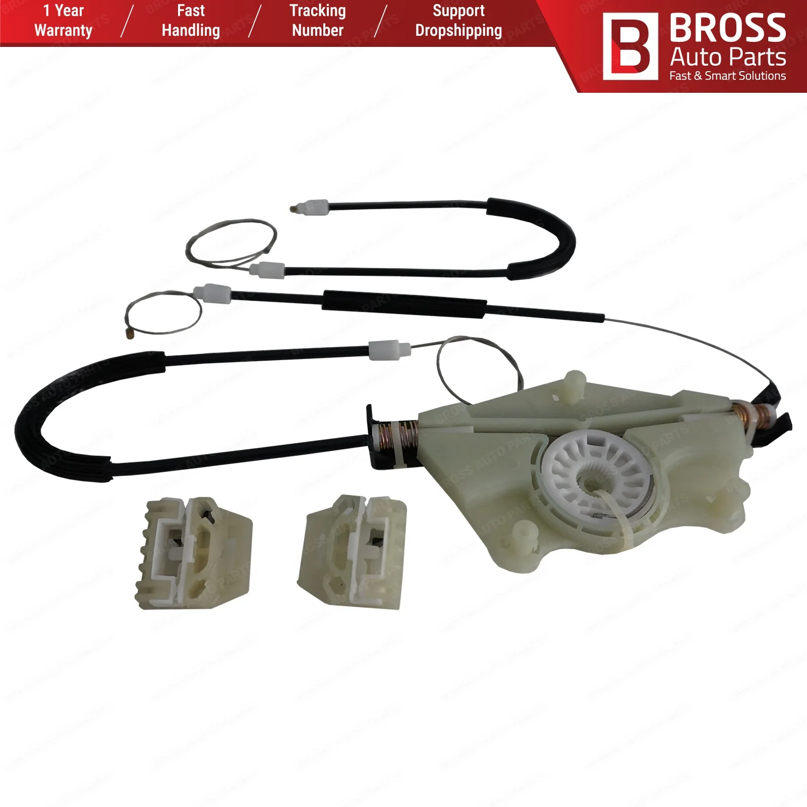 Bross автозапчасти BWR573 электрическая мощность регулятор окна Ремонтный комплект