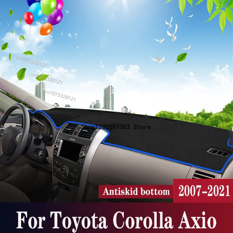 

Для Toyota Corolla Axio Fielder Автомобильная приборная панель солнцезащитный козырек коврик нескользящий коврик ковер 2007 2008 2009 2010 2011 Автомобильные аксессуары