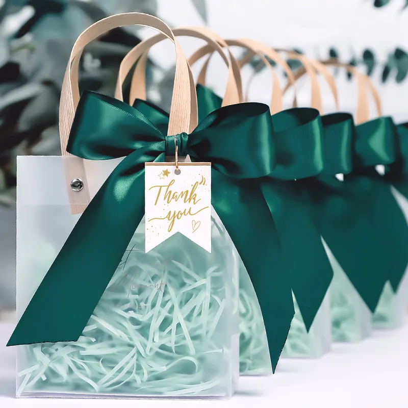 

5 шт., пластиковые мешочки для подружки невесты, 22x9x25 см