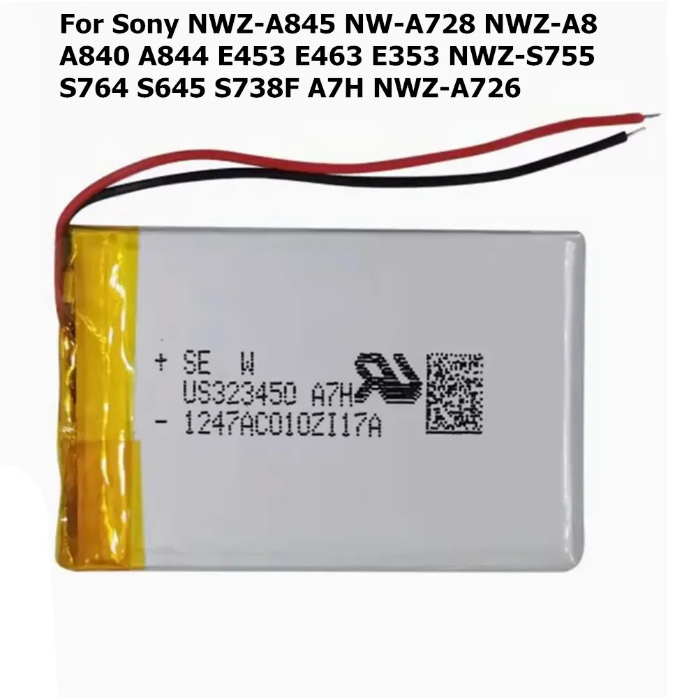 Фото Аккумулятор для SONY NW-A816 NW-A815 NW-E453 NWZ-A726 NW-A806 NW-A845 NW-A840 NW-A844 NWZ-A801, NWZ-A810 A818 США 323450   MP3 MP4-плеер №1