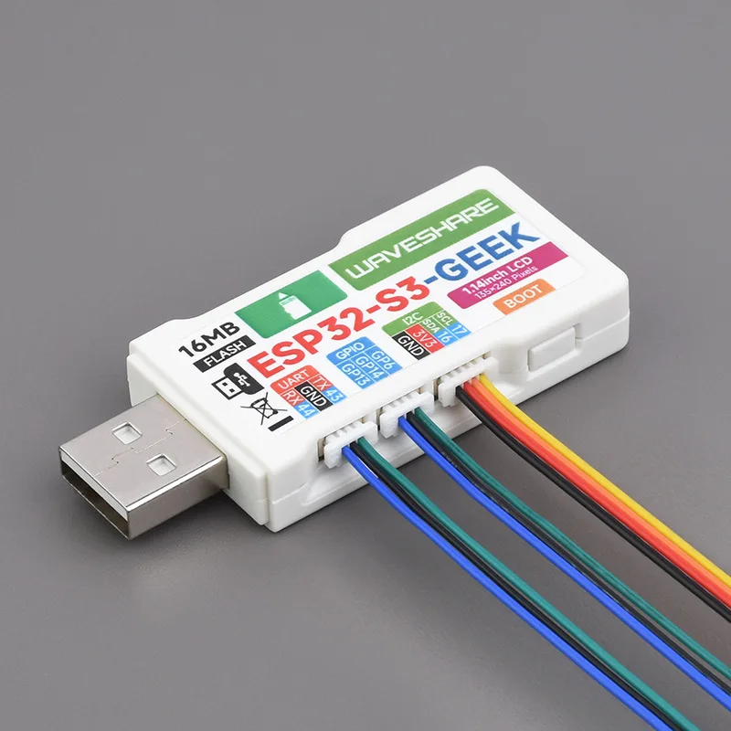 ESP32-S3 GEEK макетная плата с 4 3-дюймовым цветным ЖК-дисплеем 65K поддержкой Wi-Fi и Bluetooth