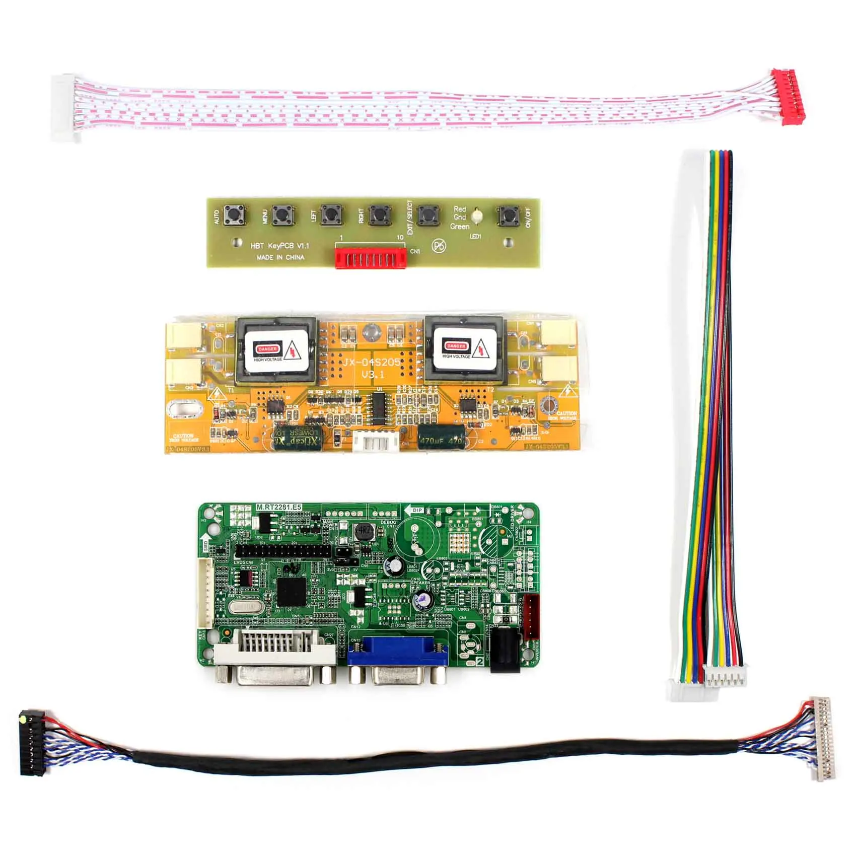 

DVI VGA LCD Board work with 20Pin 15inch 1024x768 LTM150XH-L01 L02 L03 L04 L05 L06 L08 L11 LTA150B850F LQ150X1LW71N LQ150X1LW73