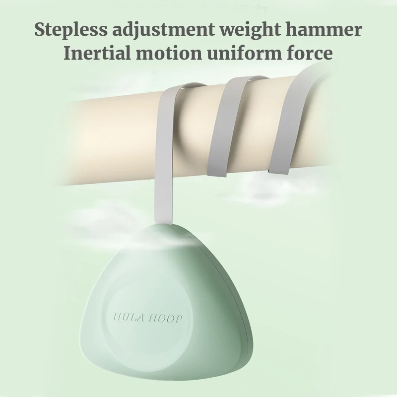 

Съемный Утяжеленный обруч для упражнений, для умных устройств, 18 узлов, регулируемое круглое массажное оборудование 2 в 1 для Wom