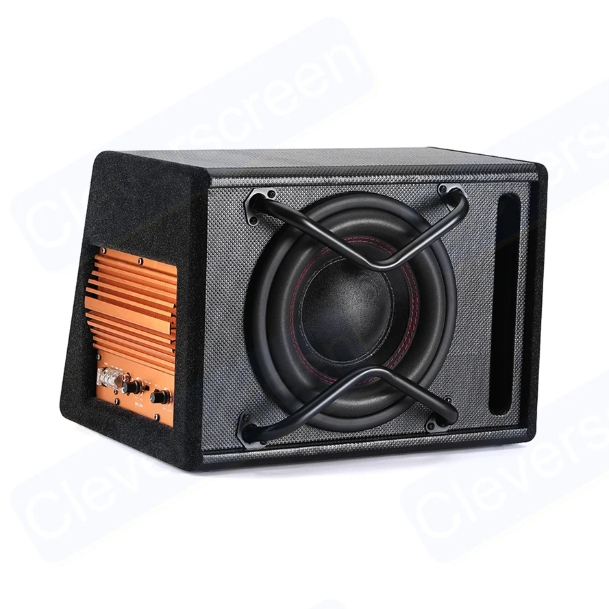 

Hight quality10 inch trapezoidal Active Subwoofer 1800W Under Seats Slim Active Powered Bass Speaker Car Audio for Universal car
