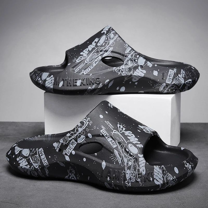 Сланцы унисекс мягкие кроссовки на толстой подошве сланцы Эва летняя спортивная