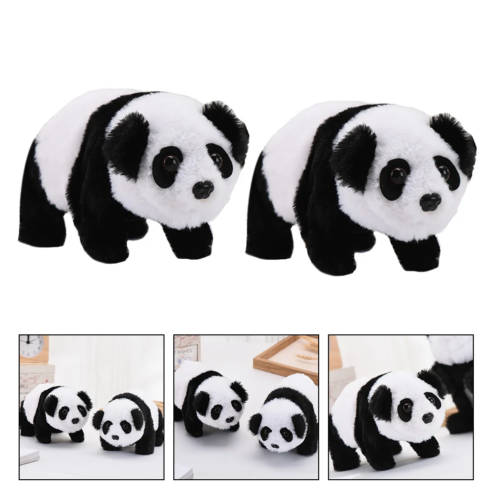 

2 шт. электрическая имитация панды электрические плюшевые животные детские подарки