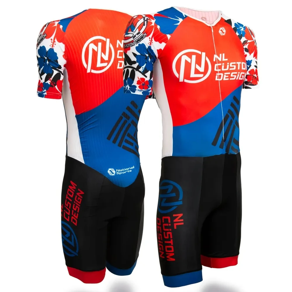 Мужской роликовый спортивный костюм для триатлона индивидуальный комплект