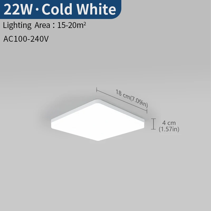 

MARPOU Потолочный Светильник LED 48W/36W/24W/18W