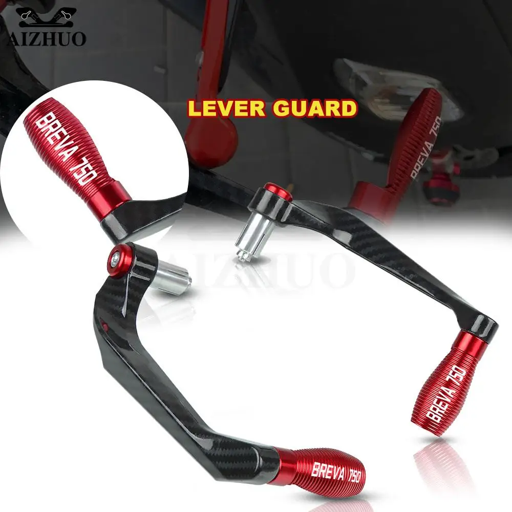 

7/8" 22mm Motorcycle Handlebar Brake Clutch Lever Protector Guard For MOTO Guzzi BREVA 750 2004-2009 2005 2006 2007 2008