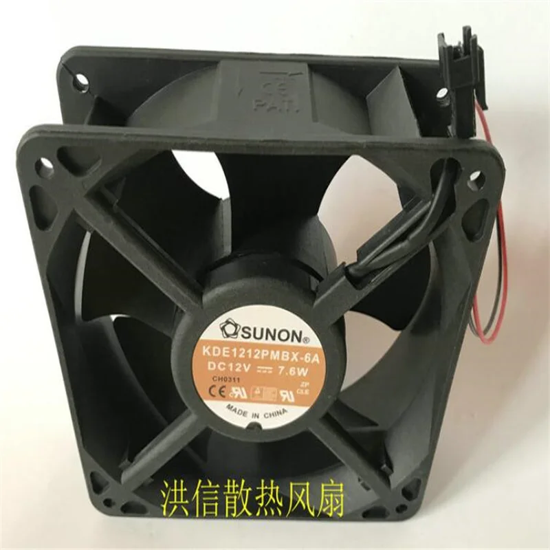 Оригинальный двухпроводный охлаждающий вентилятор SUNON 12038 KDE1212PMBX-6A DC12 в, 7,6 Вт