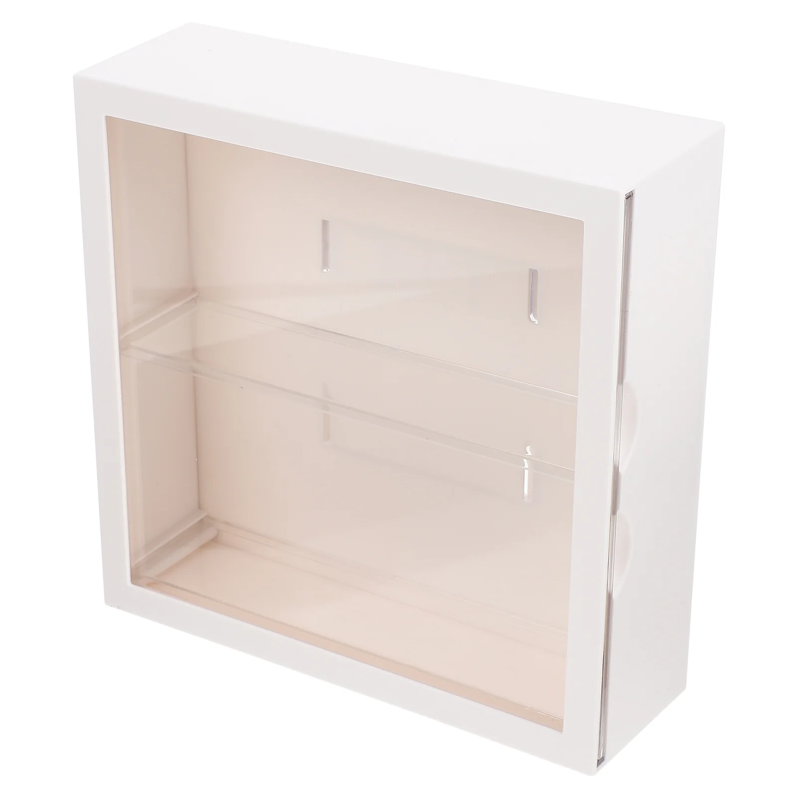 

Plastic Doll Display Box Multi-layered Ornaments Holder Collectibles Organizer