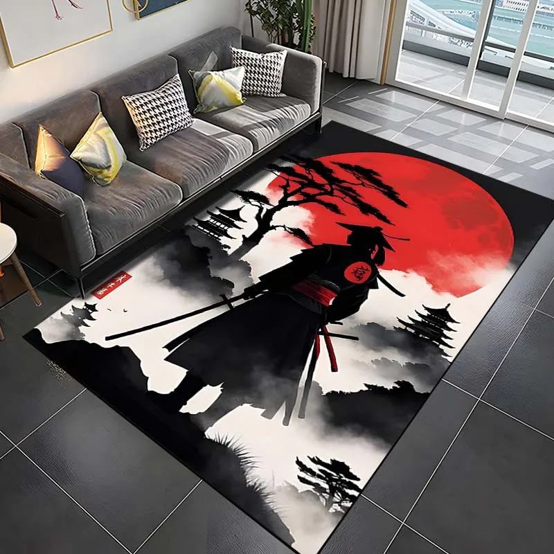 

Японский ковер YUQIDEHOME с узором бусидо