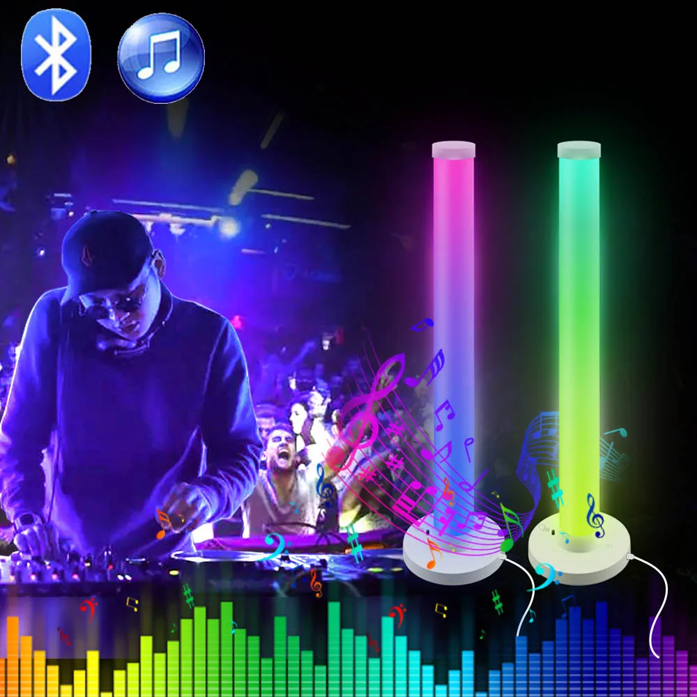 Умная настольная лампа RGB с Bluetooth светодиодная полоса атмосферное настроение