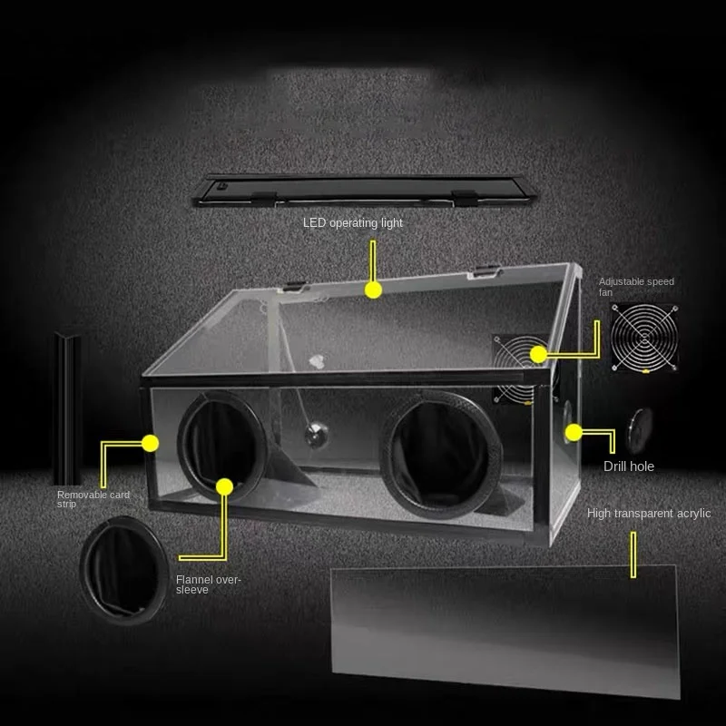 Прозрачная акриловая полировальная машина 30 Вт электрический шлифовальный стол
