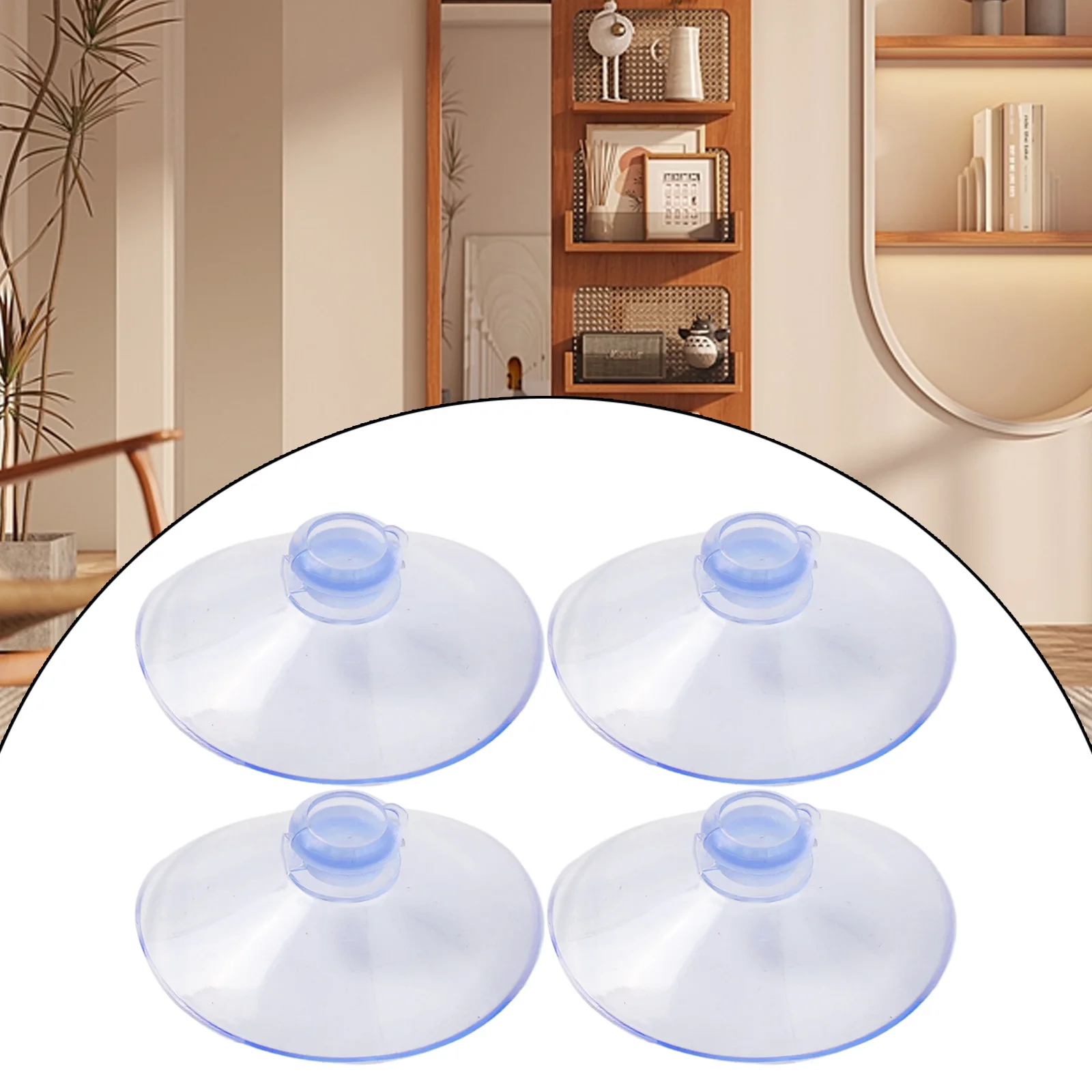 Круглые настенные крючки на присоске 4 шт./10 шт. 55 мм эстетика прозрачная удобная