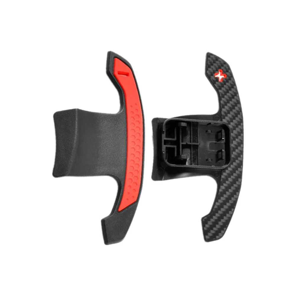 

Carbon Fiber Plastic Car Steering Wheel Paddle for Bmw New 1-Series 2-Series 3-Series 4-Series 5-Series (Red)