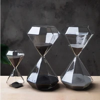 nordic wind glass hourglass timer creative personality 30 minutes birthday gift modern minimalist office decoration ornaments