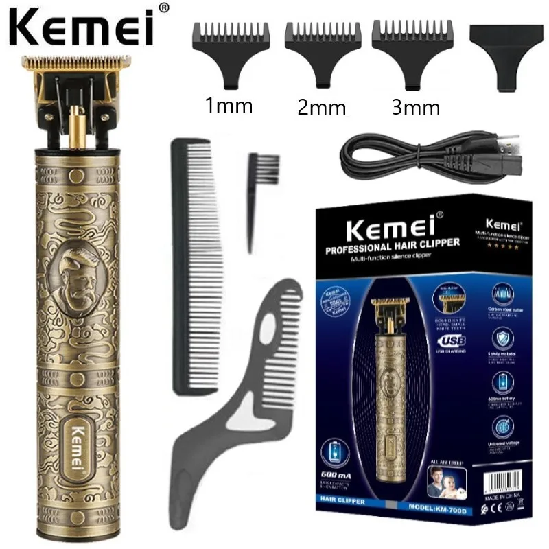 

Компактная профессиональная машинка для стрижки волос от Kemei