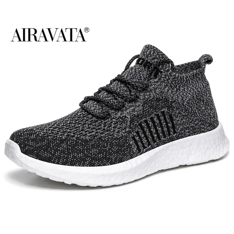 Men Sneakers Mesh Walking Shoes Comfortable Outdoor Leisure Lace-up Jogging Footwear Zapatos Deportivos