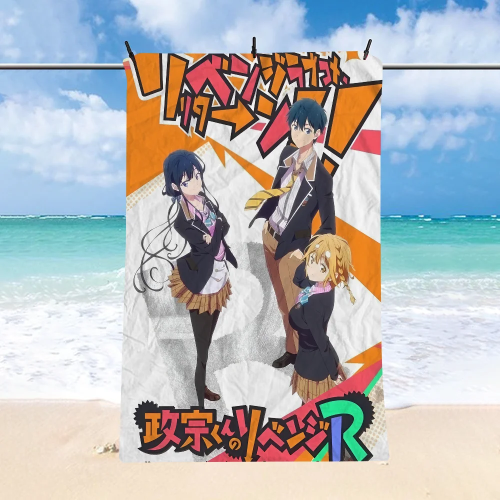 Masamune-kun No Revenge большие пляжные полотенца из микрофибры быстросохнущее полотенце